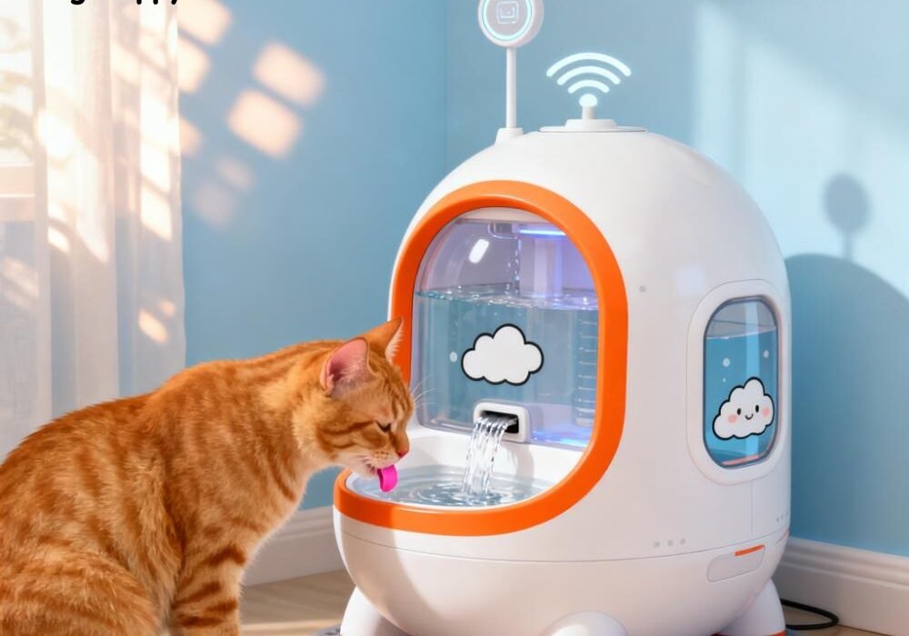 WiFi water fountain for pets