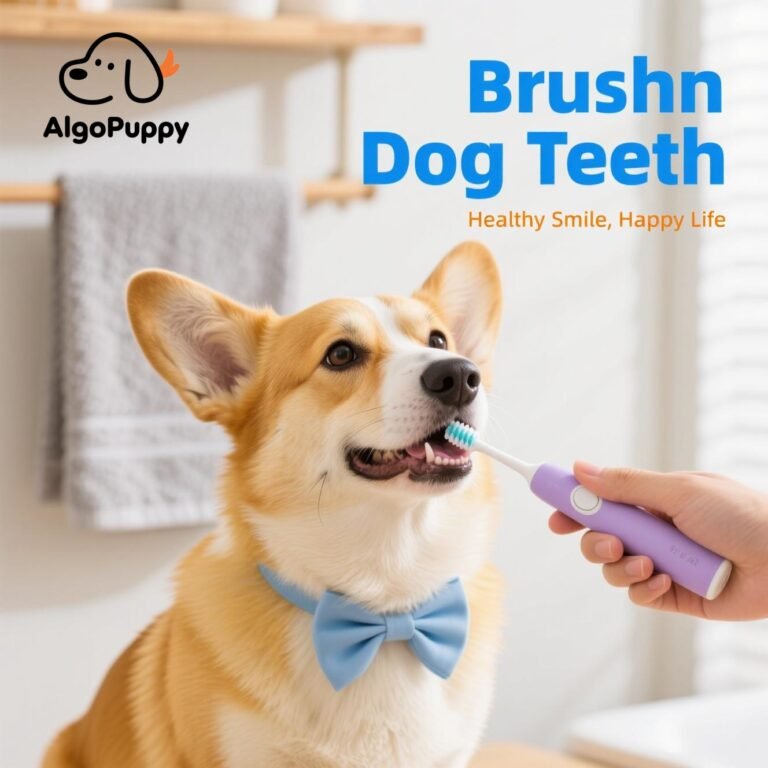 how to brush dog teeth