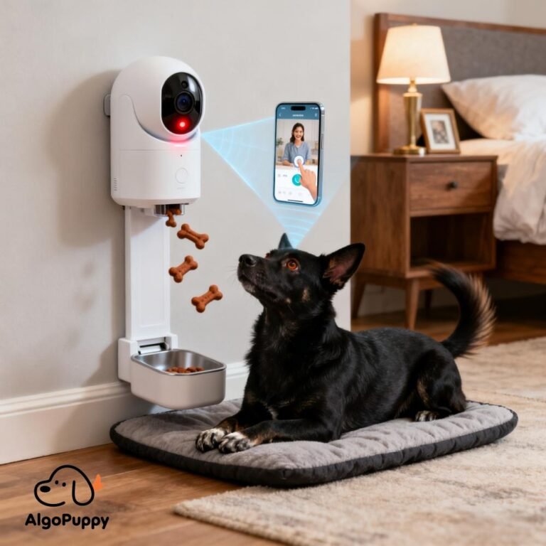pet camera with treat dispenser
