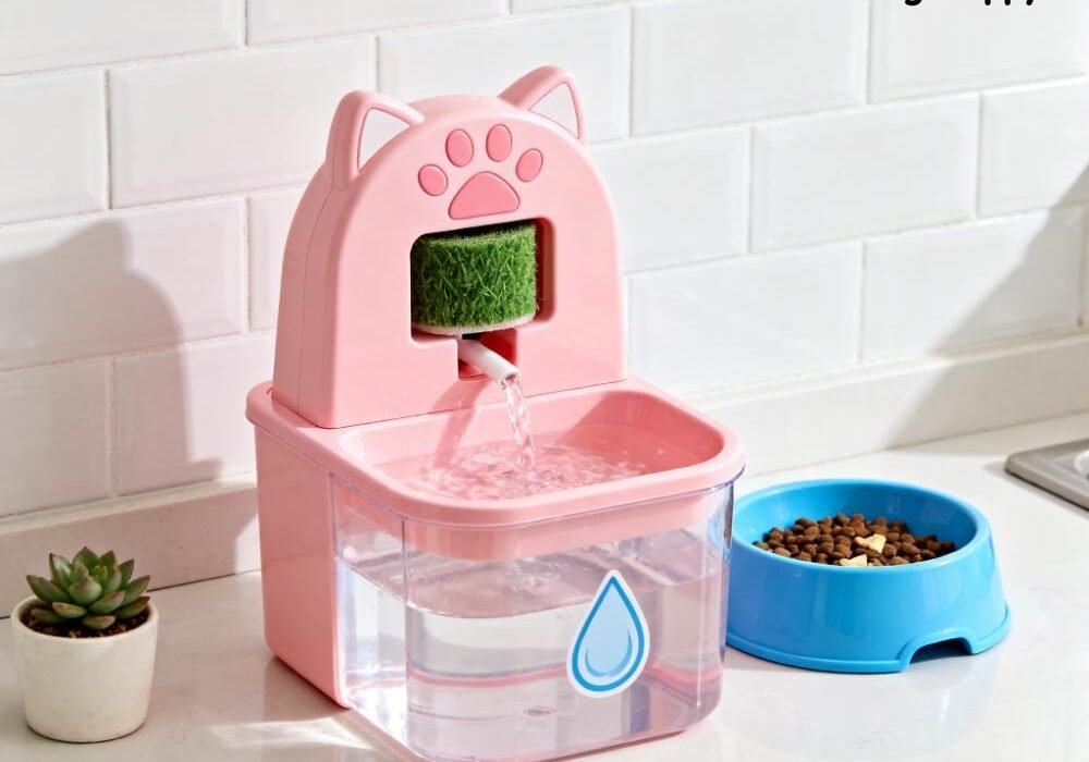 pet water fountain with filter