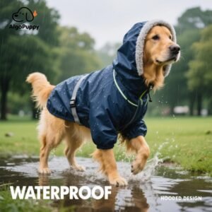 waterproof dog coat with hood