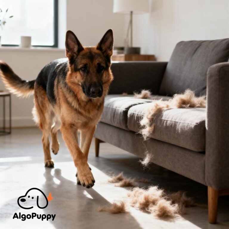 german shepherd shedding