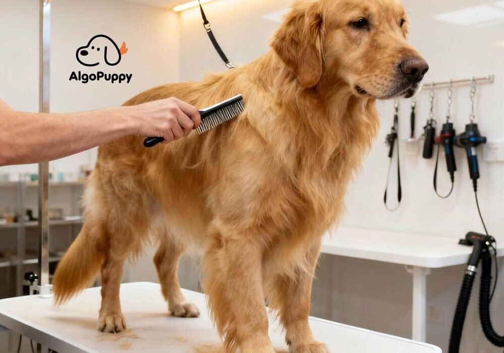golden retriever grooming