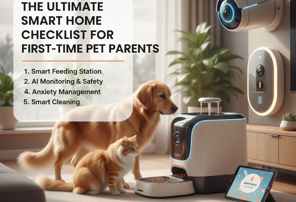 Comprehensive smart home checklist for first-time dog and cat parents